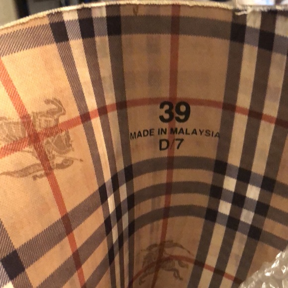 🇺🇸 Burberry Brown Rain ☔️ Boots US 8 - !!marked 39!! - Picture 11 of 16